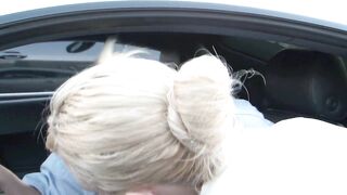 Bond models start with sex in car - 4 image