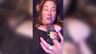 My cougar pussy feels just like this dollar store toy if it popped! Masturbating, nipple play, milf - 4 image