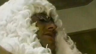 Playful dude in judges' robes nails stunning blonde hottie with nice keyster and big melons on the kitchen - 3 image