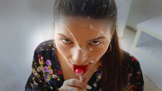 inexperienced mom SQUIRTS while being assfucked and takes two cumshot on face 4k thedirtydancing exclusive - 1 image