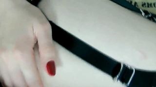 Sarah sucks and fucks in black nylons - 10 image