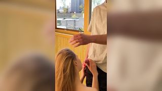 I'm Cheating on my Boyfriend with his Friend. Friendly Cumshot on the Ass. - 9 image