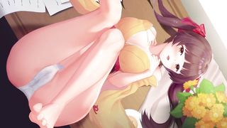 Hentai Uncensored / Vulgar Beauty Loves when her Friend Fucks Hard Сuckold / Hentai, Anime - 10 image