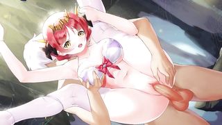 Hentai Uncensored / Vulgar Beauty Loves when her Friend Fucks Hard Сuckold / Hentai, Anime - 2 image