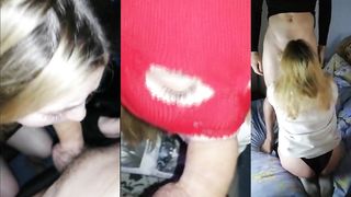 Snapchat BlowJob Compilation CIM Step Sis Allowed me to Fuck her Throat - 10 image