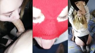 Snapchat BlowJob Compilation CIM Step Sis Allowed me to Fuck her Throat - 8 image