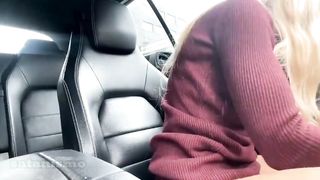 Dutch Girl Squirts in Her Car - 10 image