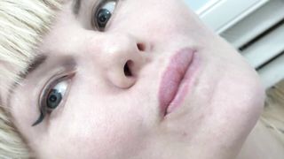 A BB with Beautiful Face Shows her Sweet Pussy Close up - 2 image