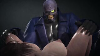 Jill Valentine squirts when Nemezis puts a vibrator up her ass - Resident Evil Porn - 13 image