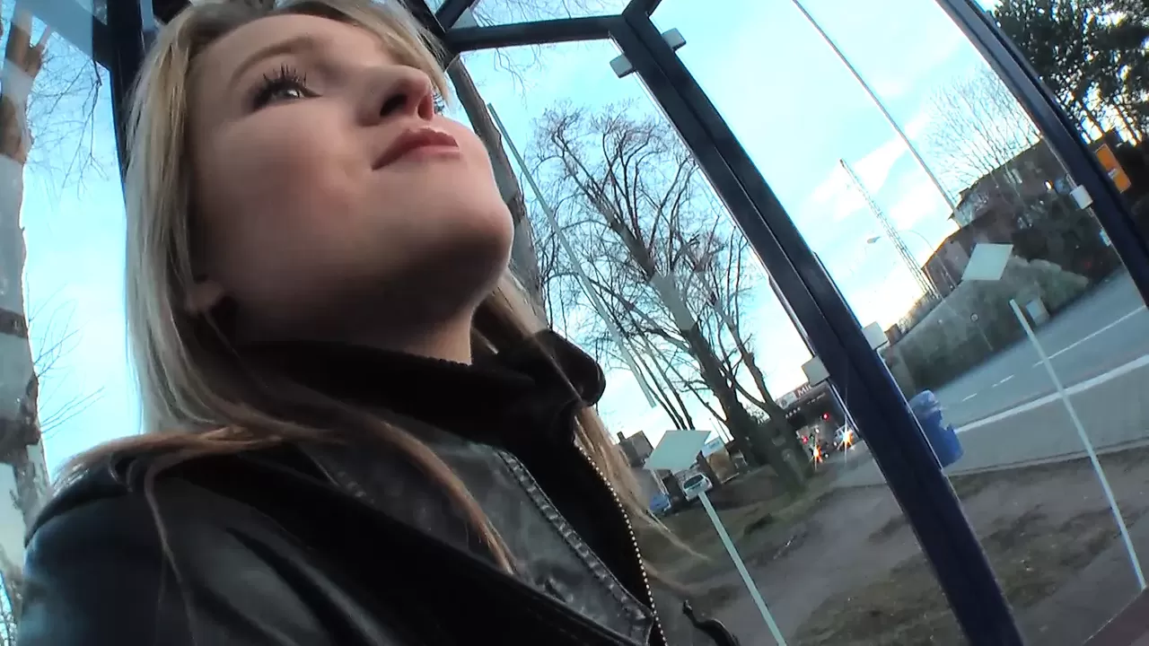 German Teen is approached on the street to receive $ in exchange for amateur sex video masturbating with a Large Dildo watch online picture