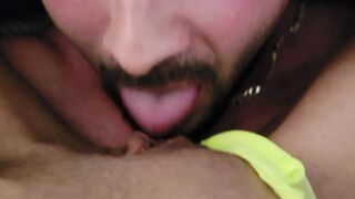 purple hair hottie gets fucked hard, uses toys and gets big facial!! - 6 image