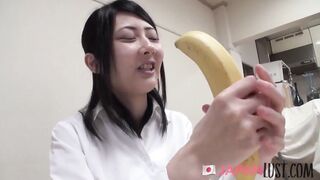 Skinny Japanese Cougar POV Sex - 2 image