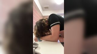 Goth School Girl Gets Railed In School Bathroom - 14 image