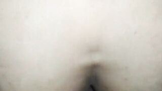 I fucked my girlfriend's hairy pussy. and a lot of slime came out - 8 image