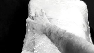 Plastic Wrap Mummification: The clean version - Hard fuck & Squirting | Bdsmlovers91 - 7 image
