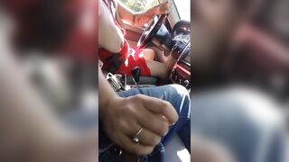 BBW milf craves to take a dick ride in the car - 4 image