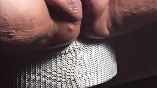 Massaging, Fingering, and Dildoing my fat oiled pussy. Creamy squirt! - 2 image