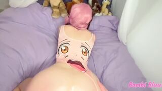 Anime Girlfriend Pussy Farts on a Big Cock & Oils Her Big Butt Before Breeding Creampie - 9 image