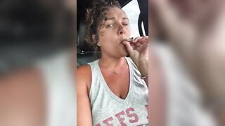 Mommy squirts in Car  - 15 image