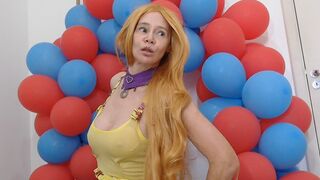 Balloon fetish have fun, cumming, jizzing and BlowUp - 1 image