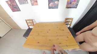 Ysabel Reina-Two girls fingered and fucked in kitchen - 4 image