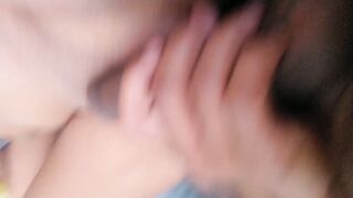 having intense gaping prgasm while my black bull fucks me sideway so good and creampied me deep - 9 image