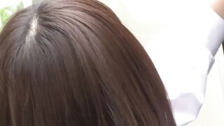 Wait, Out Here?! Suddenly Smiling Sucking College Girl Who Doesn't Stop Even After Getting Cum All Over Her Face-2 - 2 image