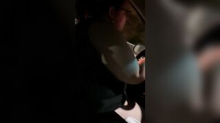 Playing with here pussy in ihop parking lot - 8 image
