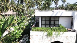 Putri Cinta stripping and bending over ready to receive a big cock - 2 image