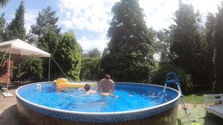 SUMMER TIME Soo a Hard Fuck in the POOL Part 4 - 4 image