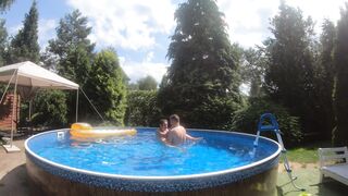 SUMMER TIME Soo a Hard Fuck in the POOL Part 4