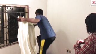 THIS HAPPENED IN UNIVERSITY OF LAGOS STATE. A final year student helped a new first year student fix her curtains in her new hostel and she gave him the best sex of his life as a compromise.