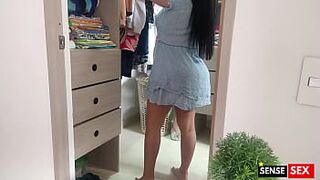 I SPY ON MY STEPMOTHER AND SQUIRT HER VAGINA - 1 image