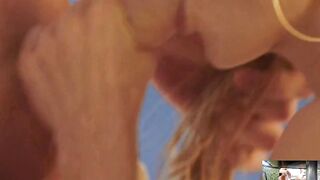 Horny from Slow passionate blowjob outdoor - 15 image