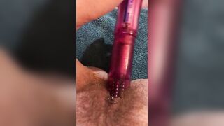 Pubes and pussy POV play showing guys exactly how to make Mistress Wriggler wriggle, writhe, moan and squirt - 9 image