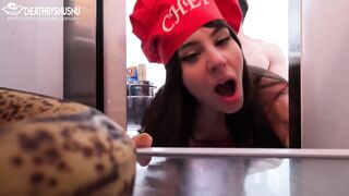 Masterchef pamsnusnu sexo duro en la cocina me sirvo las corridas en una copa - 9 image