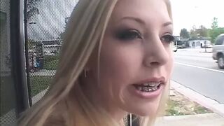Sexy Leah Luv enjoys cock in her ass and cum in her mouth - 1 image