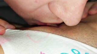 Step sister thought that no one sees her and caressed herself I could not stand it and got out her pussy (Squirt Orgasm 69) - 15 image