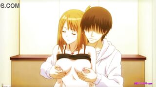 Horny anime boy fucks stockings-clad blonde hottie / Train Fuck - 11 image