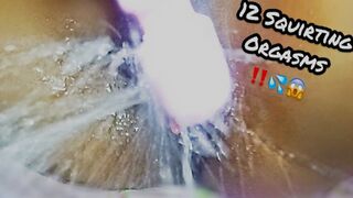 10 Minutes Of Non-Stop Squirting Orgasms - 1 image