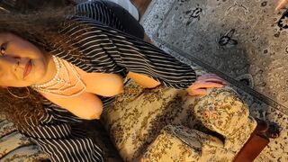 Amazing HotWife Gets Caught Toying & gets Stuffed - 1 image