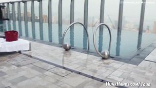 20 yo Asian Amateur gf SLAPPED... SQUIRTS! Big Ass Real Massage in a Singapore Hotel - 13 image