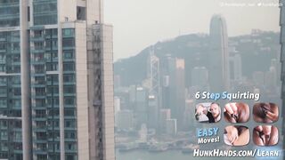 20 yo Asian Amateur gf SLAPPED... SQUIRTS! Big Ass Real Massage in a Singapore Hotel - 15 image