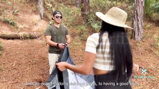 The best fuck in a forest with adult film actress Mariana Martix - HARD SEX OOTDOORS - 4 image