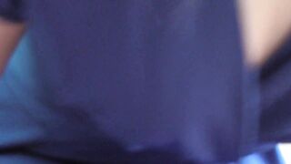 she finished and splattered the whole floor, it was very wet around, the pussy flows splashes and cu - 4 image