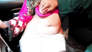 Indian Real Girlfriend Fucked In Car Milky Boobs Anal Sex With Hindi Audio - 3 image