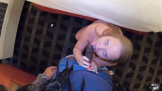 A White MILF Nymphomaniac Leaves Note on Hotel Room Door offering No strings attached anonymous sex and Scores a BBC and Creampie - 5 image