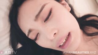 Gorgeous Japanese Amateur Shaved Pussy Sucks and Fucks - 15 image