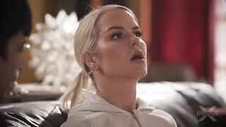 Sexy milf mom called her son's friend for hardcore sex