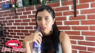 I PAY MY WAITRESS TO HAVE A SQUIRT ON MY FACE - LINA HENAO - 2 image